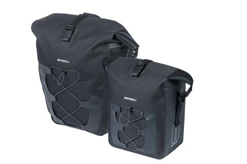 Sakwa pojedyncza BASIL NAVIGATOR WATERPROOF SINGLE PANNIER BAG L 25-31 L, Hook On System, wodoodporna, black (NEW) Sakwa pojedyncza BASIL NAVIGATOR WATERPROOF SINGLE PANNIER BAG L 25-31 L, Hook On System, wodoodporna, black (NEW)