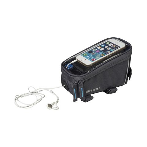 Torba na ramę BASIL SPORT DESIGN FRAME BAG + RAINCOVER 1L, wodoodporna graphite (NEW) Torba na ramę BASIL SPORT DESIGN FRAME BAG + RAINCOVER 1L, wodoodporna graphite (NEW)