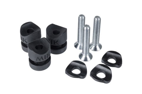 Adapter do mocowania sakw bocznych BASIL MIK STUDS SETS 3szt czarny (NEW) Adapter do mocowania sakw bocznych BASIL MIK STUDS SETS 3szt czarny (NEW)