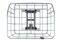 Kosz na tylny bagażnik BASIL PORTLAND BICYCLE REAR BASKET MIK 25L, MIK System (ready to go) chrome (NEW)