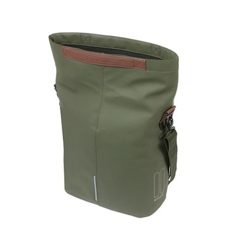 Sakwa Miejska Pojedyncza BASIL CITY BICYCLE SHOPPER 14-16L, Hook-On System, moss green (NEW) Sakwa Miejska Pojedyncza BASIL CITY BICYCLE SHOPPER 14-16L, Hook-On System, moss green (NEW)