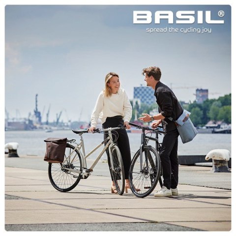 Sakwa Miejska Pojedyncza BASIL CITY SHOPPER 14-16L, Hook On System graphite blue (NEW) Sakwa Miejska Pojedyncza BASIL CITY SHOPPER 14-16L, Hook On System graphite blue (NEW)