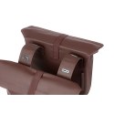 Sakwa miejska podwójna BASIL CITY DOUBLE PANNIER BAG 28-32L, Universal Bridge System, roasted brown (NEW)