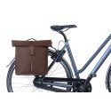 Sakwa miejska podwójna BASIL CITY DOUBLE PANNIER BAG 28-32L, Universal Bridge System, roasted brown (NEW)