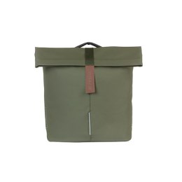 Sakwa miejska podwójna BASIL CITY DOUBLE PANNIER BAG MIK 28-32L, MIK System (ready to go), moss green (NEW)