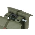 Sakwa miejska podwójna BASIL CITY DOUBLE PANNIER BAG MIK 28-32L, MIK System (ready to go), moss green (NEW)