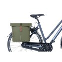 Sakwa miejska podwójna BASIL CITY DOUBLE PANNIER BAG MIK 28-32L, MIK System (ready to go), moss green (NEW)