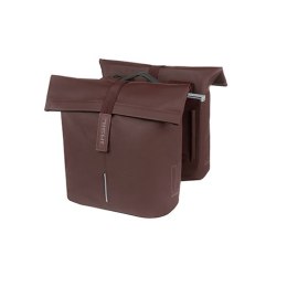 Sakwa miejska podwójna BASIL CITY DOUBLE PANNIER BAG MIK 28-32L, MIK System (ready to go), roasted brown (NEW)