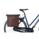 Sakwa miejska podwójna BASIL CITY DOUBLE PANNIER BAG MIK 28-32L, MIK System (ready to go), roasted brown (NEW)