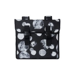 Sakwa miejska podwójna BASIL MARA XL SPHERE 35L, Universal Bridge System, wodoodporna black grey (NEW)