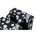 Sakwa miejska podwójna BASIL MARA XL SPHERE 35L, Universal Bridge System, wodoodporna black grey (NEW)