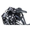 Sakwa miejska podwójna BASIL MARA XL SPHERE 35L, Universal Bridge System, wodoodporna black grey (NEW)