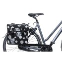 Sakwa miejska podwójna BASIL MARA XL SPHERE 35L, Universal Bridge System, wodoodporna black grey (NEW)