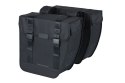 Sakwa miejska podwójna BASIL TOUR DOUBLE PANNIER BAG XL 35L, Universal Bridge System, wodoodporna black (NEW)