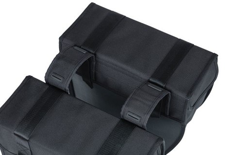 Sakwa miejska podwójna BASIL TOUR DOUBLE PANNIER BAG XL 35L, Universal Bridge System, wodoodporna black (NEW) Sakwa miejska podwójna BASIL TOUR DOUBLE PANNIER BAG XL 35L, Universal Bridge System, wodoodporna black (NEW)