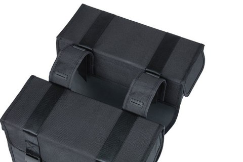 Sakwa miejska podwójna BASIL TOUR XL WATERPROOF DOUBLE PANNIER BAG 35L, Universal Bridge System, wodoodporna black (NEW) Sakwa miejska podwójna BASIL TOUR XL WATERPROOF DOUBLE PANNIER BAG 35L, Universal Bridge System, wodoodporna black (NEW)