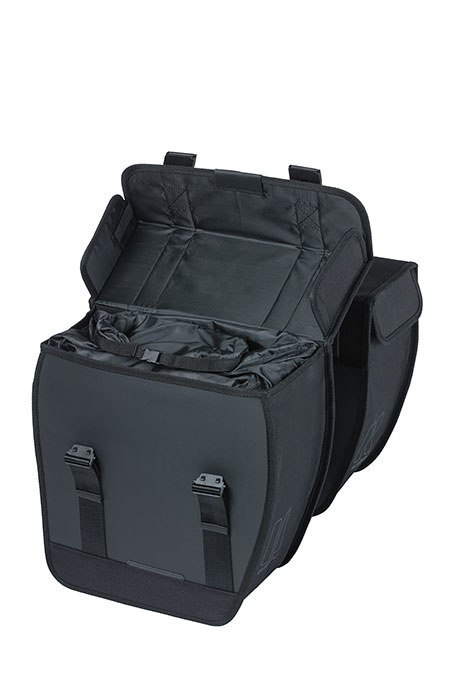 Sakwa miejska podwójna BASIL TOUR XL WATERPROOF DOUBLE PANNIER BAG 35L, Universal Bridge System, wodoodporna black (NEW) Sakwa miejska podwójna BASIL TOUR XL WATERPROOF DOUBLE PANNIER BAG 35L, Universal Bridge System, wodoodporna black (NEW)