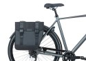 Sakwa miejska podwójna BASIL TOUR XL WATERPROOF DOUBLE PANNIER BAG 35L, Universal Bridge System, wodoodporna black (NEW)