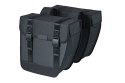 Sakwa miejska podwójna BASIL TOUR WATERPROOF DOUBLE PANNIER BAG 28L, Universal Bridge System, wodoodporna black (NEW)