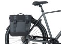 Sakwa miejska podwójna BASIL TOUR WATERPROOF DOUBLE PANNIER BAG MIK 28L, MIK System (ready to go) wodoodporna black (NEW)