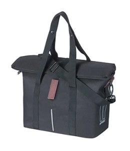 Sakwa miejska pojedyncza BASIL CITY BICYCLE HANDBAG 8-11L, KF-Hook System, wodoodporna black (NEW)
