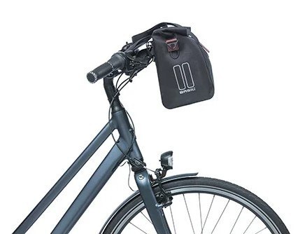 Sakwa miejska pojedyncza BASIL CITY BICYCLE HANDBAG 8-11L, KF-Hook System, wodoodporna black (NEW) Sakwa miejska pojedyncza BASIL CITY BICYCLE HANDBAG 8-11L, KF-Hook System, wodoodporna black (NEW)
