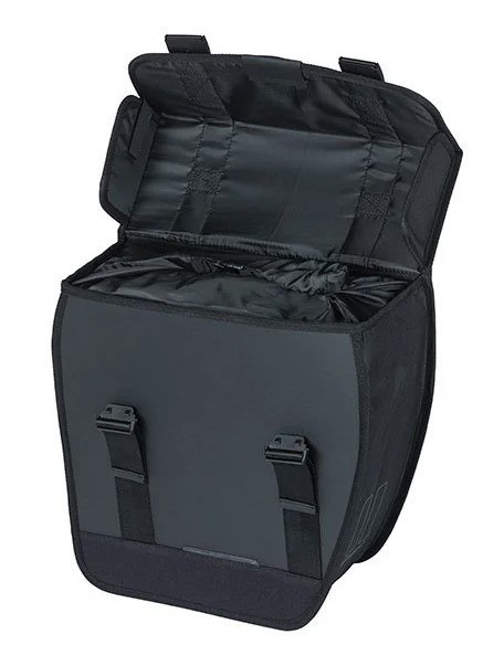Sakwa miejska pojedyncza BASIL TOUR WATERPROOF SINGLE PANNIER BAG RIGHT 14L, Hook On System, wodoodporna right black (NEW) Sakwa miejska pojedyncza BASIL TOUR WATERPROOF SINGLE PANNIER BAG RIGHT 14L, Hook On System, wodoodporna right black (NEW)
