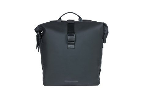 Sakwa podwójna BASIL SOHO DOUBLE PANNIER BAG NORDLICHT MIK, MIK System (ready to go) 41L 100% wodoodporna night black oświetleni Sakwa podwójna BASIL SOHO DOUBLE PANNIER BAG NORDLICHT MIK, MIK System (ready to go) 41L 100% wodoodporna night black oświetleni