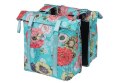 Sakwa podwójna na bagażnik BASIL BLOOM FIELD DOUBLE PANNIER BAG 28-35L, Universal Bridge System, sky blue (NEW)