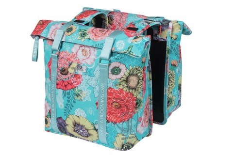 Sakwa podwójna na bagażnik BASIL BLOOM FIELD DOUBLE PANNIER BAG 28-35L, Universal Bridge System, sky blue (NEW) Sakwa podwójna na bagażnik BASIL BLOOM FIELD DOUBLE PANNIER BAG 28-35L, Universal Bridge System, sky blue (NEW)