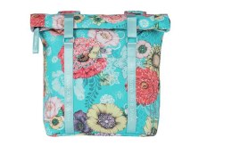 Sakwa podwójna na bagażnik BASIL BLOOM FIELD DOUBLE PANNIER BAG 28-35L, Universal Bridge System, sky blue (NEW)