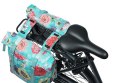 Sakwa podwójna na bagażnik BASIL BLOOM FIELD DOUBLE PANNIER BAG 28-35L, Universal Bridge System, sky blue (NEW)