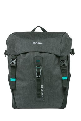 Sakwa pojedyncza BASIL DISCOVERY 365D SINGLE PANNIER BAG L 20L, Hook On System, wodoodporna black melee (NEW)