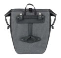 Sakwa pojedyncza BASIL NAVIGATOR STORM SINGLE PANNIER BAG MIK SIDE L 25-31 L, MIK System (ready to go) wodoodporna grey black (