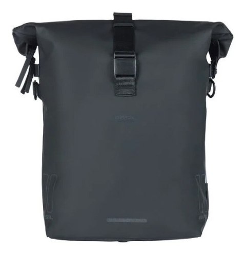 Sakwa pojedyncza BASIL SOHO BICYCLE SHOULDER BAG MIK SIDE 17L, MIK System (ready to go), 100% wodoodporna night black (NEW) Sakwa pojedyncza BASIL SOHO BICYCLE SHOULDER BAG MIK SIDE 17L, MIK System (ready to go), 100% wodoodporna night black (NEW)