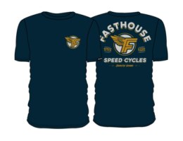 T-shirt FASTHOUSE Malen SS Tee, Navy - roz. M (NEW)