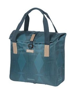 Torba na bagażnik BASIL ELEGANCE BICYCLE SHOPPER 20-26L Hook On System, wodoodporna estate blue (NEW)