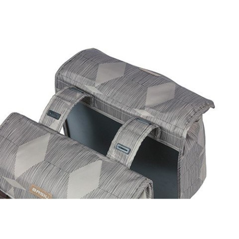 Torba na bagażnik BASIL ELEGANCE DOUBLE PANNIER BAG 40-49 Universal Bridge System, wodoodporna chateau taupe (NEW) Torba na bagażnik BASIL ELEGANCE DOUBLE PANNIER BAG 40-49 Universal Bridge System, wodoodporna chateau taupe (NEW)