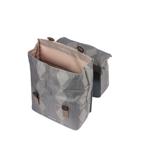 Torba na bagażnik BASIL ELEGANCE DOUBLE PANNIER BAG 40-49 Universal Bridge System, wodoodporna chateau taupe (NEW) Torba na bagażnik BASIL ELEGANCE DOUBLE PANNIER BAG 40-49 Universal Bridge System, wodoodporna chateau taupe (NEW)