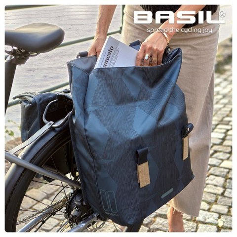 Torba na bagażnik BASIL ELEGANCE DOUBLE PANNIER BAG 40-49 Universal Bridge System, wodoodporna chateau taupe (NEW) Torba na bagażnik BASIL ELEGANCE DOUBLE PANNIER BAG 40-49 Universal Bridge System, wodoodporna chateau taupe (NEW)