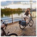 Torba na bagażnik BASIL ELEGANCE DOUBLE PANNIER BAG 40-49 Universal Bridge System, wodoodporna chateau taupe (NEW)