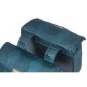 Torba na bagażnik BASIL ELEGANCE DOUBLE PANNIER BAG 40-49 Universal Bridge System, wodoodporna estate blue (NEW)