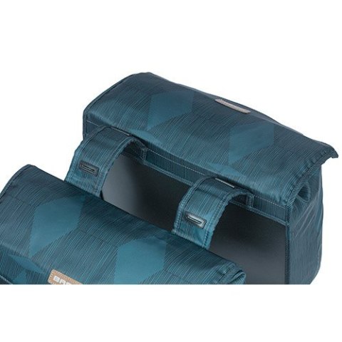 Torba na bagażnik BASIL ELEGANCE DOUBLE PANNIER BAG 40-49 Universal Bridge System, wodoodporna estate blue (NEW) Torba na bagażnik BASIL ELEGANCE DOUBLE PANNIER BAG 40-49 Universal Bridge System, wodoodporna estate blue (NEW)