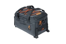 Torba na bagażnik BASIL MILES TARPAULIN TRUNKBAG 7L, 100% wodoodporna black orange (NEW)