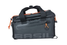 Torba na bagażnik BASIL MILES TARPAULIN TRUNKBAG 7L, 100% wodoodporna black orange (NEW)