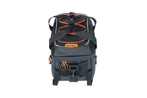 Torba na bagażnik BASIL MILES TARPAULIN TRUNKBAG 7L, 100% wodoodporna black orange (NEW) Torba na bagażnik BASIL MILES TARPAULIN TRUNKBAG 7L, 100% wodoodporna black orange (NEW)