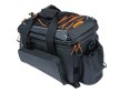 Torba na bagażnik BASIL MILES TARPAULIN TRUNKBAG XL PRO 9-36L, 100% wodoodporna black orange (bez płytki mocującej) (NEW)