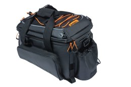 Torba na bagażnik BASIL MILES TARPAULIN TRUNKBAG XL PRO 9-36L, 100% wodoodporna black orange (bez płytki mocującej) (NEW)