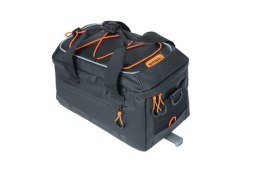 Torba na bagażnik BASIL MILES TARPAULIN TRUNKBAG MIK 7L, MIK System (ready to go), 100% wodoodporna black orange (NEW)