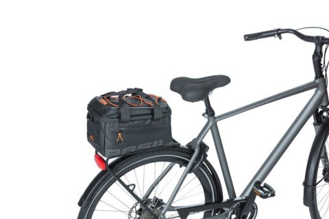 Torba na bagażnik BASIL MILES TARPAULIN TRUNKBAG MIK 7L, MIK System (ready to go), 100% wodoodporna black orange (NEW) Torba na bagażnik BASIL MILES TARPAULIN TRUNKBAG MIK 7L, MIK System (ready to go), 100% wodoodporna black orange (NEW)